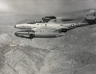 Item #813245 Large Black and White Photo of USAF F-89H Scorpion
