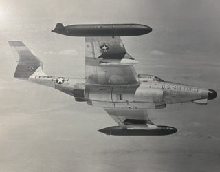 Item #813246 Large Black and White Photo of USAF F-89H Scorpion