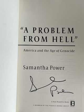 A Problem from Hell: America and the Age of Genocide