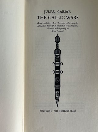 Item #825202435 The Gallic Wars. Julius Caesar