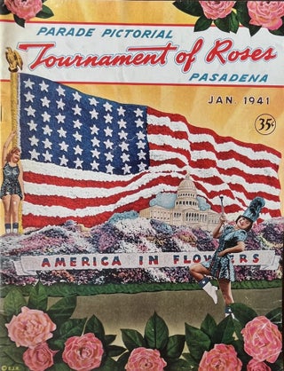 Item #92235 1941 [27th annual] Tournament of Roses Parade Pictorial; "America in Flowers"...