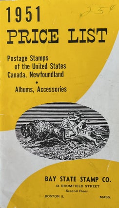 Item #92237 1951 Price List Postage Stamps of the United States, Canada, Newfoundland * **...