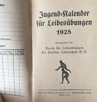 Jugend-Kalender fur Leibesubungen 1928 / "Youth Calendar for Physical Exercises 1928"