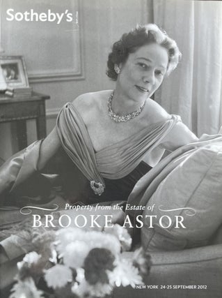 Item #923233 Sotheby's: Property from the Estate of Brooke Astor, New York, New York: 24-25...