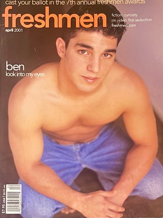 Item #926202534 Freshman Magazine, April 2001. Austin Foxxe, in Chief