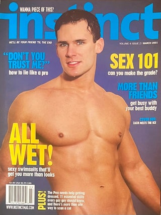 Item #926202538 Instinct Magazine, Volume 4, Issue 2, March 2001. Ben R. Rogers, in Chief
