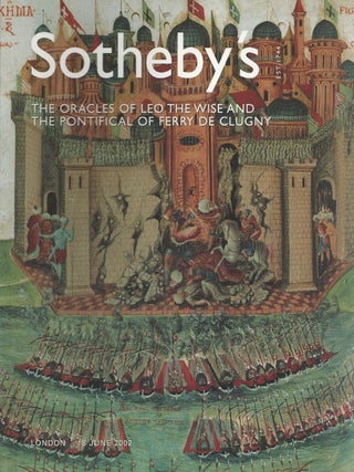 Item #928267 Sotheby's Catalogue of Sale 18 June 2002: The Oracles of Leo the Wise and the...